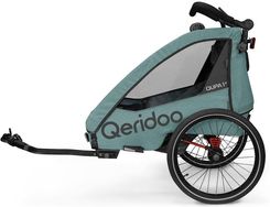 Zdjęcie Przyczepka rowerowa Qeridoo Qupa 1 Plus Mineral Blue - Żelechów