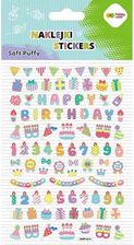 Zdjęcie Naklejki 3D Soft Puffy Happy Birthday 110X205mm - Wasilków