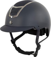 Zdjęcie Br Standardowy Kask Jeździecki Z Daszkiem Equitation Lambda Glitter Niebieskie - Kolonowskie