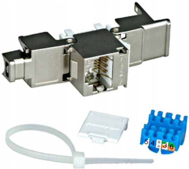 Schrack HSEMRJ6GBA Moduł keystone RJ45 Sfb, kat.6A/klasa Ea, Stp, Iso ...