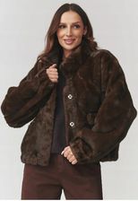 Zdjęcie Makadamia Damska Kurtka Z Miękkiego Futerka Czekoladowa C28 - Dąbrowa Tarnowska