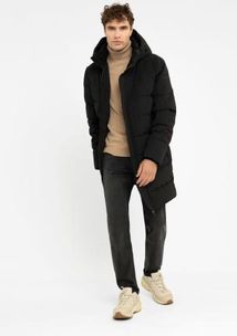 Pikowany płaszcz męski J-REBEL