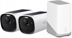 Zdjęcie Eufy Zestaw 2 kamer zewnętrznych Eufycam E40 baza HomeBase S380 - Łosice