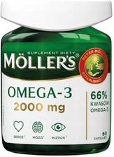 Zdjęcie Möller’s Omega-3 2000mg, trójglicerydy DHA + EPA, 60szt. - Kobylin
