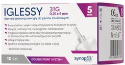 Zdjęcie Synoptis Pharma Iglessy Igły Do Penów Insulinowych 31G 5 Mm 10Szt. - Łapy