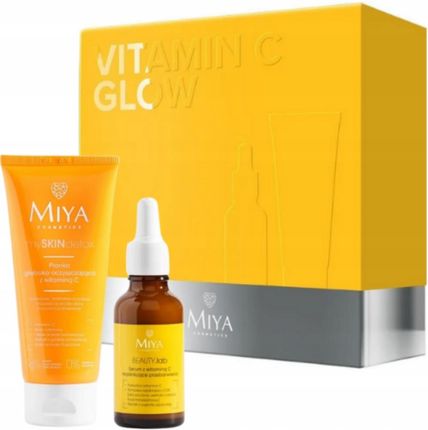 Miya Vitamin C Glow Zestaw Prezentowy Kosmetyków Serum Pianka