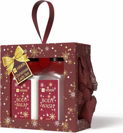 Hiskin Christmas Lady Set Burgundy Zestaw Prezentowy Kosmetyków Świątecznych