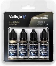 Zdjęcie Vallejo 77.258 True Metallic Metal Aged Metal Paint Set - Tarczyn