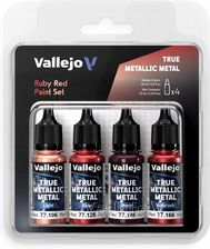 Zdjęcie Vallejo 77.254 True Metallic Metal Ruby Red Paint Set - Zielonka