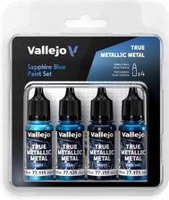 Zdjęcie Vallejo 77.256 True Metallic Metal Sapphire Blue Paint Set - Warszawa