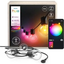 Zdjęcie Philips Hue Girlanda Ogrodowa Festavia 21 M + Moduł Przedłużający Bluetooth/Zigbee 929004582006 - Warka
