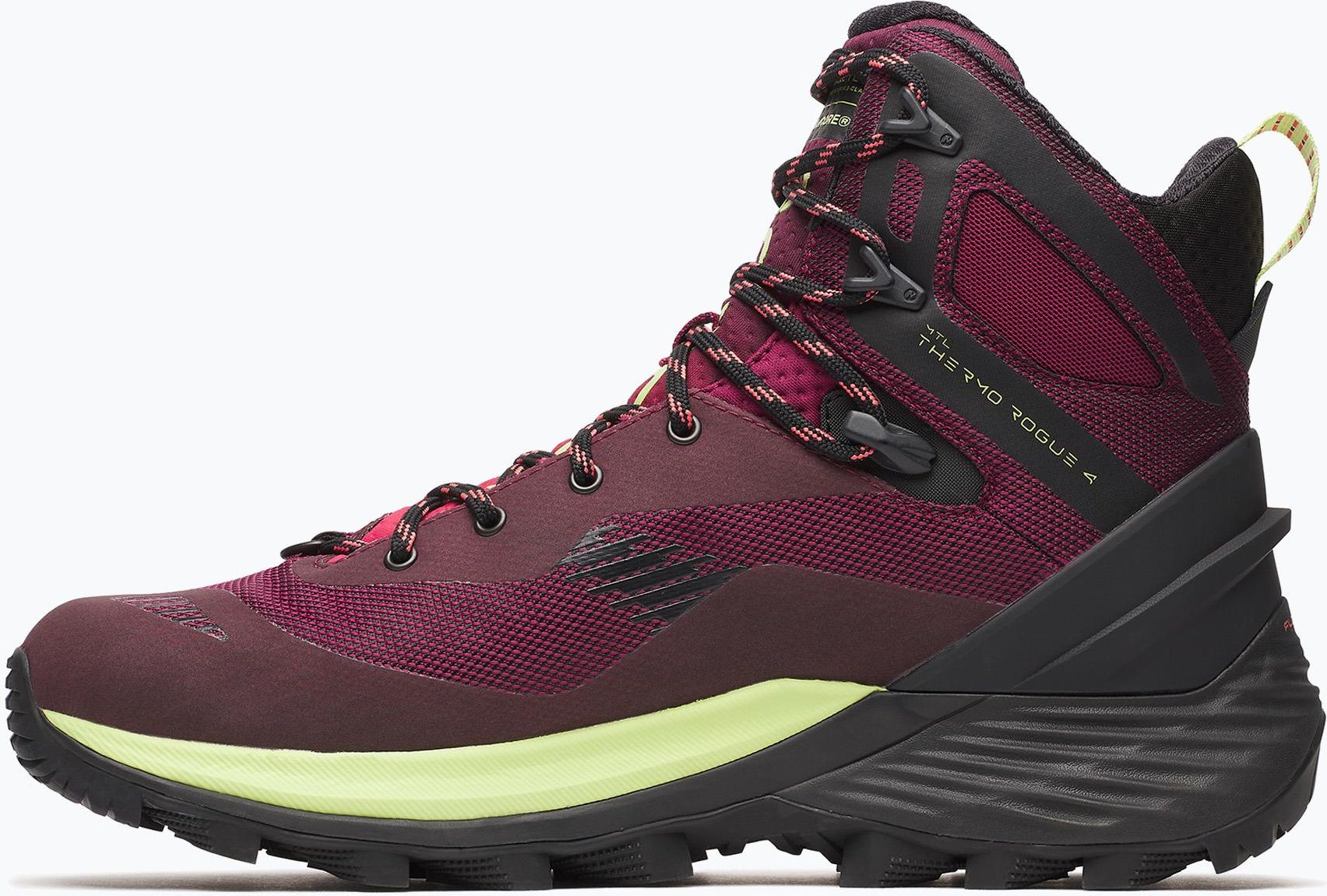 Buty trekkingowe Merrell Mtl Thermo Rogue 4 Mid Gtx Crismon Bordowy ...