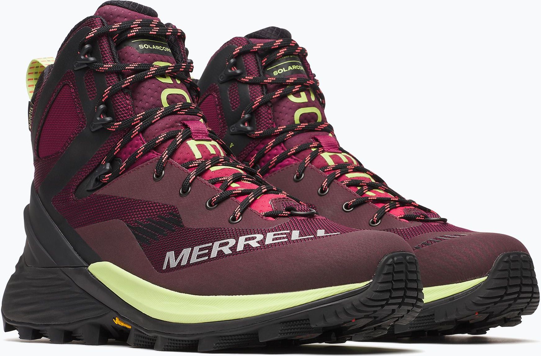 Buty trekkingowe Merrell Mtl Thermo Rogue 4 Mid Gtx Crismon Bordowy ...