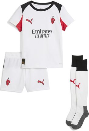 Puma Dziecięcy Strój Wyjazdowy Ac Milan 25/26 Białe