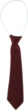Zdjęcie Modny krawat na gumce dla chłopca bordowy - Jastarnia
