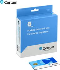 Zdjęcie Certum electronic signature with Standard card without reader valid for 2 years - Jaworzyna Śląska