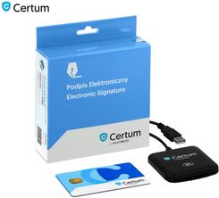 Zdjęcie Qualified electronic signature CERTUM Standard and reader valid for 2 years - Jaworzyna Śląska