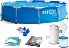 Zdjęcie Basen Intex Stelażowy Pompa 305X76 28202 3W1 - Gostynin