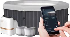 Zdjęcie Mspa Dmuchana Wanna Z Hydromasażem Ogrodowa Tuscany Wi-Fi 6 Osób 1100 Litrów - Gozdnica