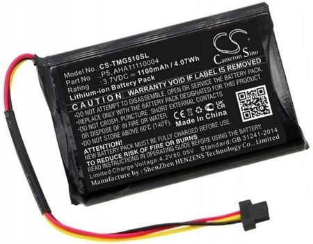 Cameron Sino Akumulator P5 Aha11110004 P6 At6 Do Nawigacji Gps Tomtom Go 520 510 1484