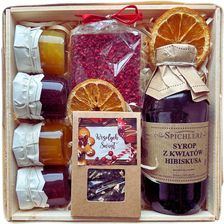 Zdjęcie Sanvital Zestaw Prezentowy Kosz Święta Mikołaj Herbata Miodów Boże Narodzenie 1 - Poddębice