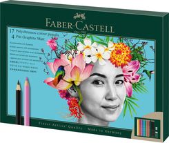 Zdjęcie Faber Castell Zestaw Kredki Polychromos + Ołówki Pitt Graphite Matt 23szt. - Bartoszyce