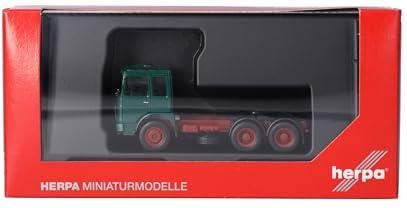 Miniature ROMAN Diesel 6x4 avec remorque 2 essieux jumbo RO-TIR HERPA