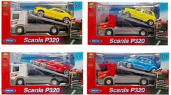 Zdjęcie Welly Truck 1:57 Scania + Samochód 1:43 - Chełm