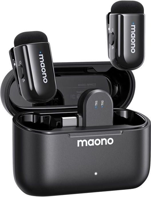 фото Микрофонная радиосистема Maono T1 Mini Type-C (WM622 PC2) 2