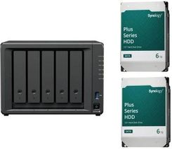 Zdjęcie Dysk NAS Synology DS1525+ - Czarne