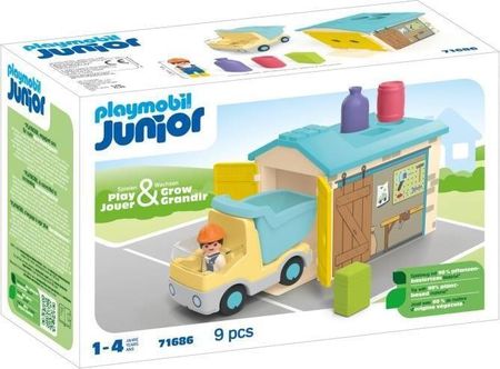 Playmobil Junior 71686 Ciężarówka I Pracownik Garażu Disney