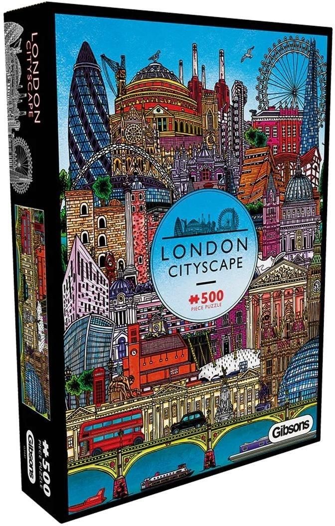 Gibsons Puzzle Port Isaac – 500 Teile, Fertig 48,5x34,5 Cm, Aus Recyceltem Karton | Für Erwachsene, Entspannung, Geschenk