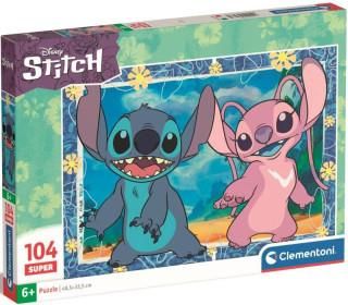 Clementoni Puzzle 104 Elementów Super Kolor. Stitch 275731 - Ceny i ...