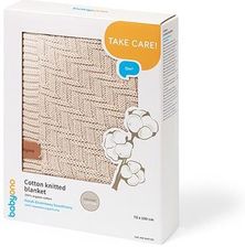 Zdjęcie Baby Ono 1647/03 Babyono Kocyk Dzianinowy Bawełniany Beżowy - Skoczów