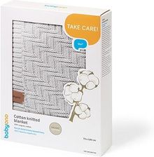 Zdjęcie Baby Ono 1647/02 Babyono Kocyk Dzianinowy Bawełniany Szary - Skoczów