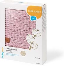 Zdjęcie Baby Ono 1647/01 Babyono Kocyk Dzianinowy Bawełniany Różowy - Skoczów