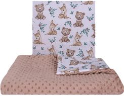 Zdjęcie 123Baby Pościel Minky 2-Elementowa Kołderka I Poduszka 100X75/35X30Cm - Czyżew