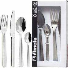 Amefa 48 Sztućce Nierdzewne Tanie Barowe Colibri Bez Niklu Zestaw 12 Osób