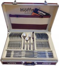 Zdjęcie Hoffner Zestaw Komplet Sztućców Walizka 72 El Satyna Elegance Stal Hit (HF7330S) - Serock