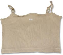 Zdjęcie Nike Koszulka Damska Sportswear Essential Rib Crop Top Brązowe - Gliwice