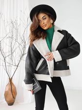 Zdjęcie Kożuszek oversize czarny - Uniwersalny - Bełchatów