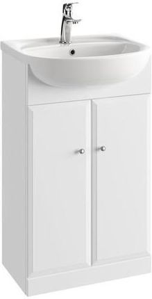 Defra Szafka Łazienkowa Julia D50 Biała 49X81Cm Mdf Lakierowana Gotowa