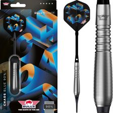 Zdjęcie Rzutki lotki dart Bull's Chaos Blue 90% softip 19g - Kęty