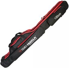 Zdjęcie Germina Pokrowiec Na Wędki Trzykomorowy 130cm Torba Wędkarska Czarne - Wronki