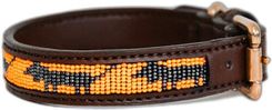 Zdjęcie Kentucky Horsewear Obroża Dla Psa Z Ręcznie Robionymi Perełkami Pomarańczowe 44 L - Nowogrodziec