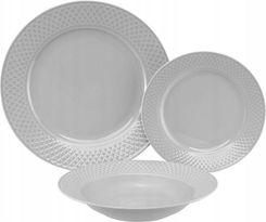 Zdjęcie Ambition Serwis Obiadowy Dla 6 Osób Sonia 18-Elementowy Szary (37621) - Dobrodzień