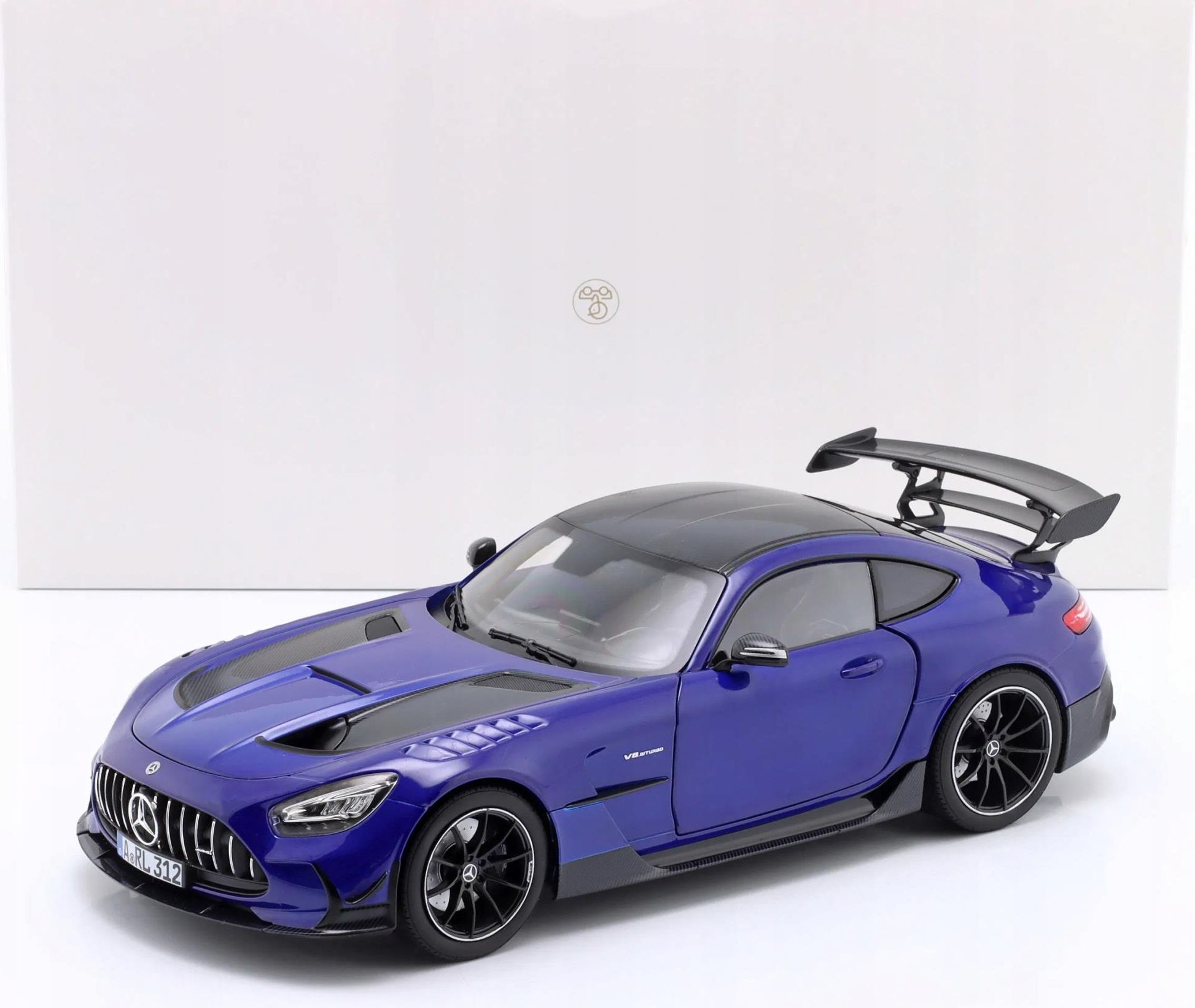 Mercedes-Benz Classe S AMG-Line 2021 Bleu anthracite métallisé 1/18
