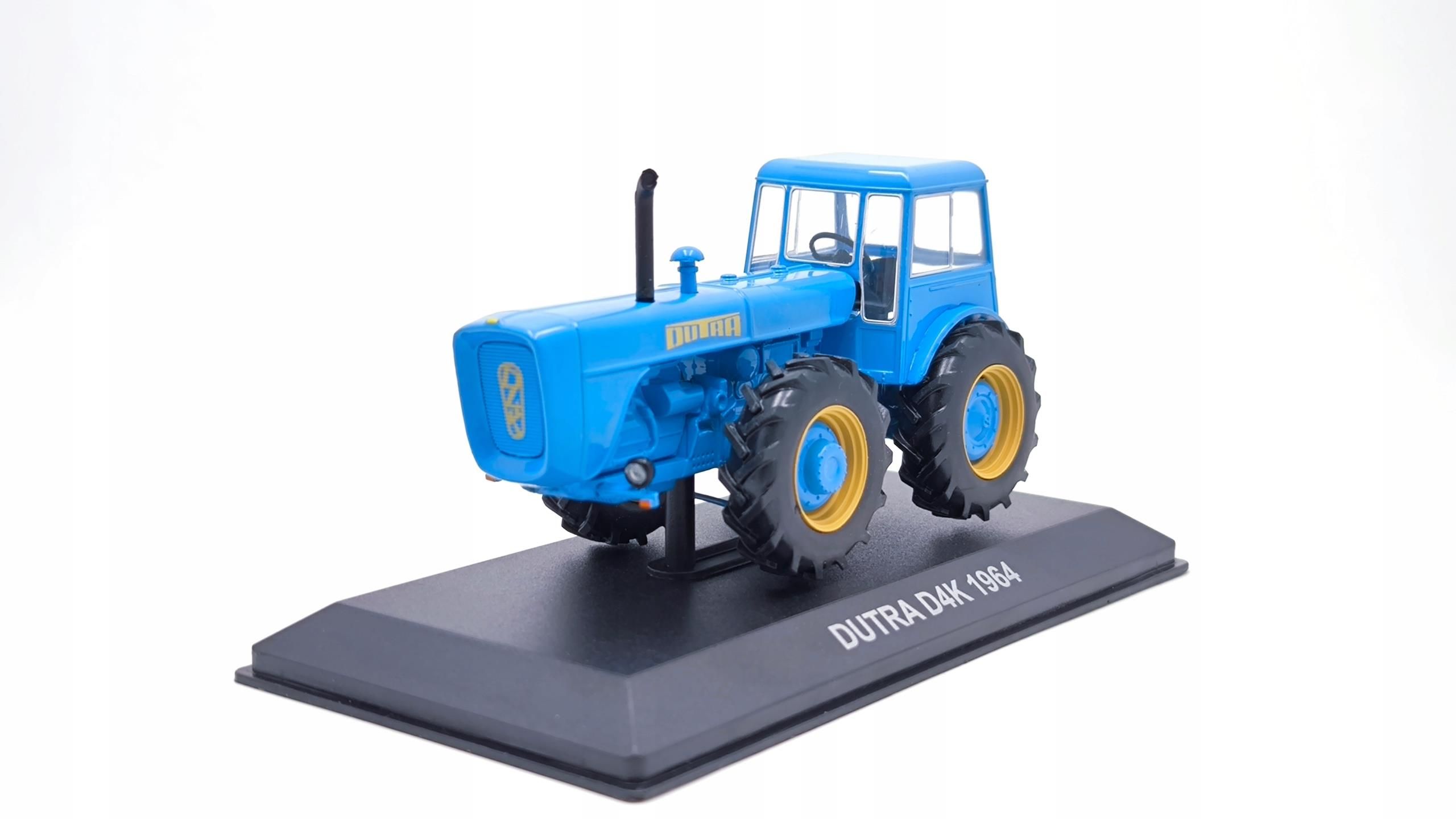 Modèle Réduit Tracteur Dutra D4K à L'échelle 1:43 - Marque Hachette - Métal, Neuf En Boîte