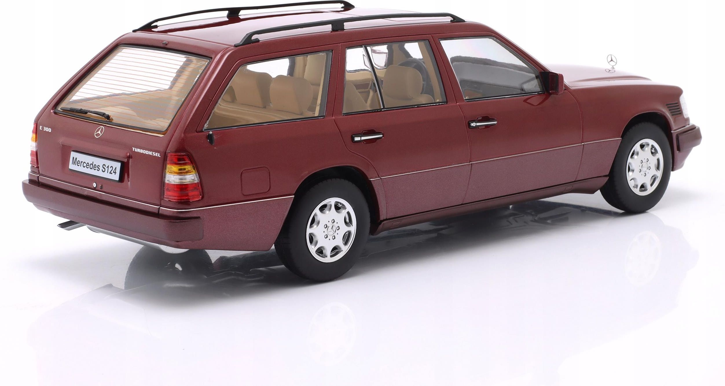 Tesla Enjoliveur Modèle Réduit 1:18 Mercedes Benz E-Class S124 Break 1995 - Triple9 T9-1800361, Neuf E Series