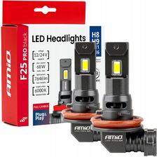 Zdjęcie Amio Led H8 H9 H11 H16 68W 12V 24V Pro Full Canbus - Chrzanów